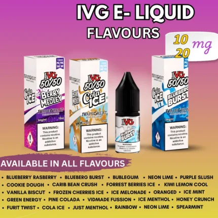 IVG E-Liquid Premium Best Flavours