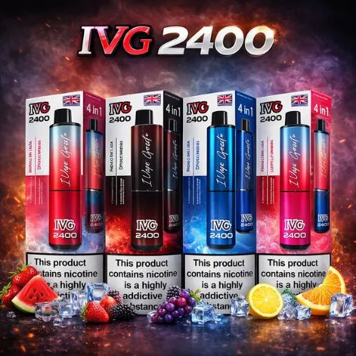 IVG 2400 Premium Vape Flavours – Best Vaping Experience
