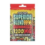 ACAN Superior Blend 99% Gummies 50mg each 24 pack 1200mg total premium high dose gummies THC free