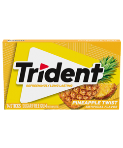 Trident Bubble Gum pack available in Ireland with long-lasting sugar-free flavour